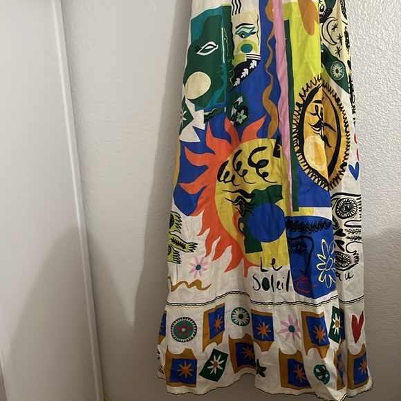 Alemais Linen Dress Size 6 NWOT - Picture 7 of 13